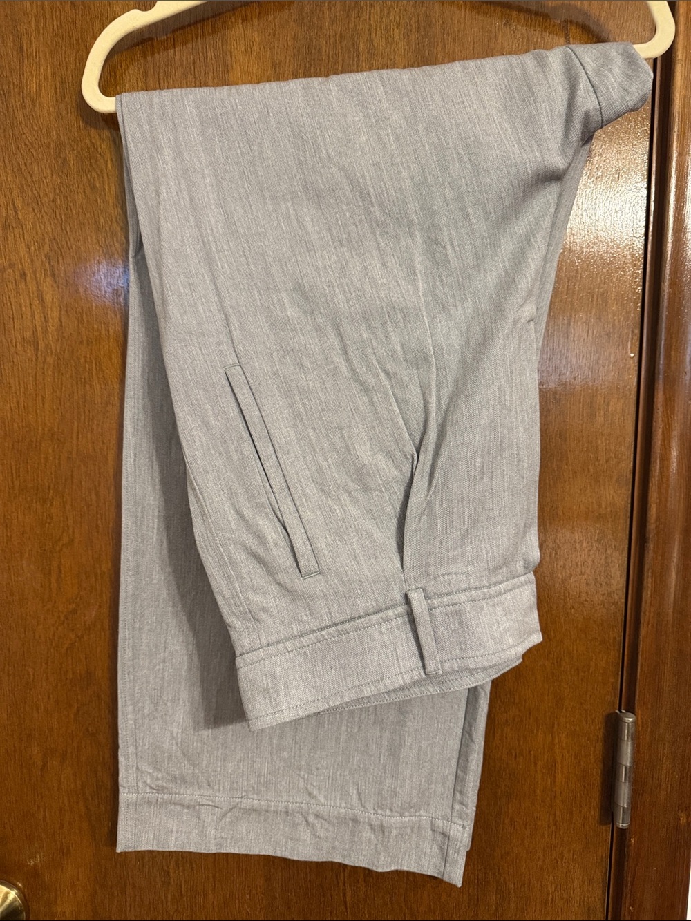 Everlane Light Grey Wide Leg Dress Pants